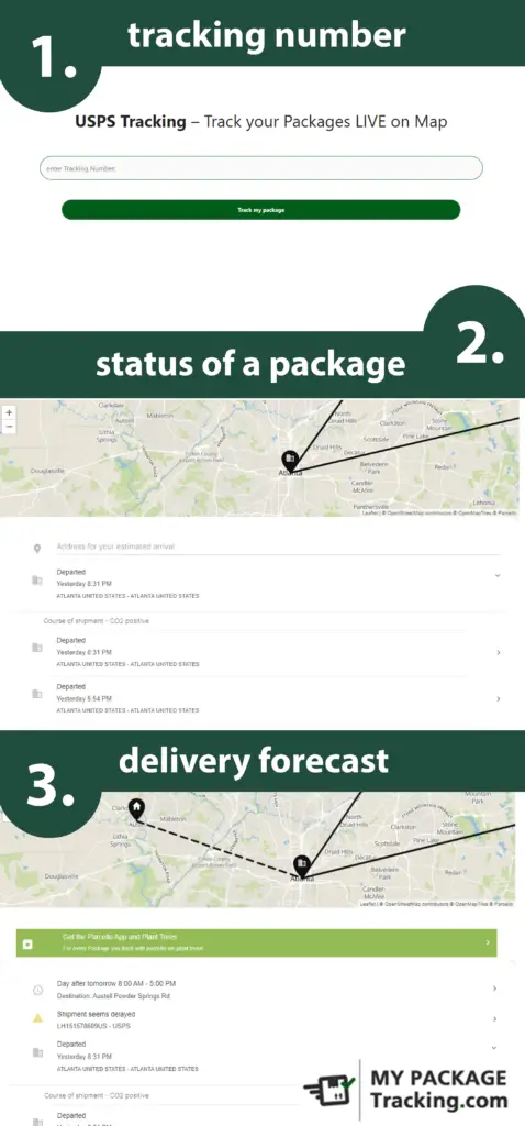 USPS Tracking Step by Step